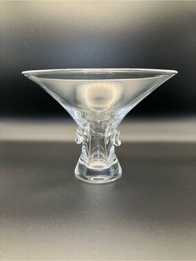 Steuben Glass Bouquet Trumpet Vase / Glass